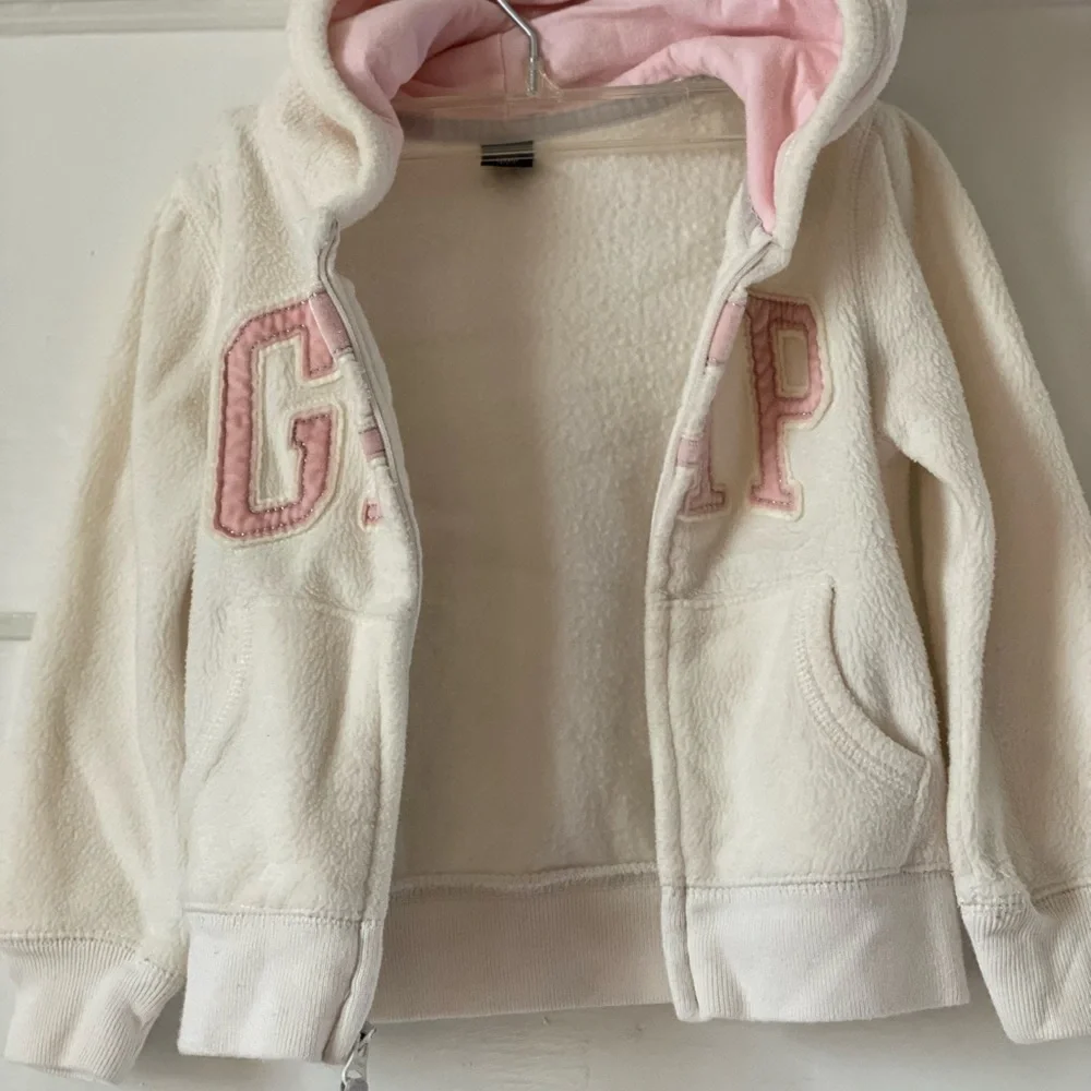 Gap Fleece Hooded Zip Up Size 3T